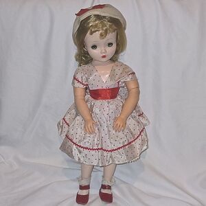 Vintage MADAME ALEXANDER  1950's Doll "Winnie" 20' H, Excellent Cond!